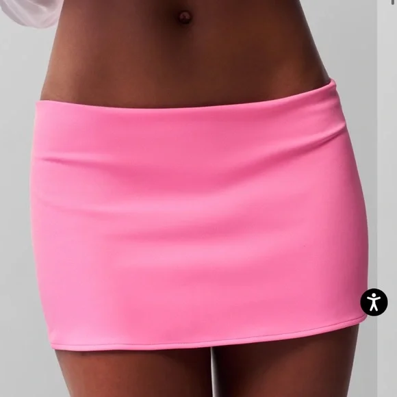 GUZIO Micro Mini Skirt - Pink - Picture 1 of 6